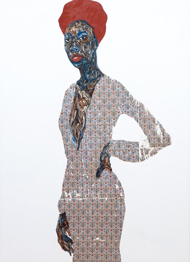 아모아코 보아포 2020년 작 '벽돌색'(Brick Red) (출처=연합뉴스)