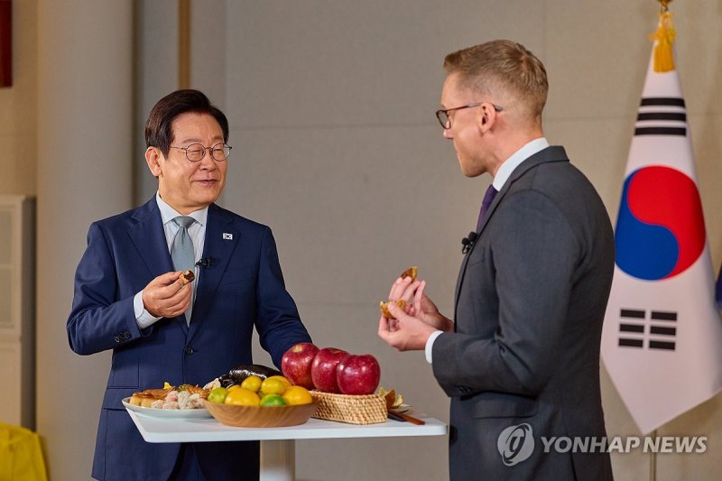 이재명 대통령, K-컬쳐 관련 CNN 인터뷰 (출처=연합뉴스)