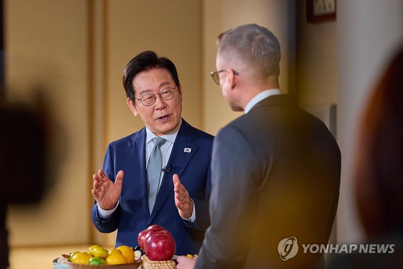 이재명 대통령, K-컬쳐 관련 CNN 인터뷰 (출처=연합뉴스)