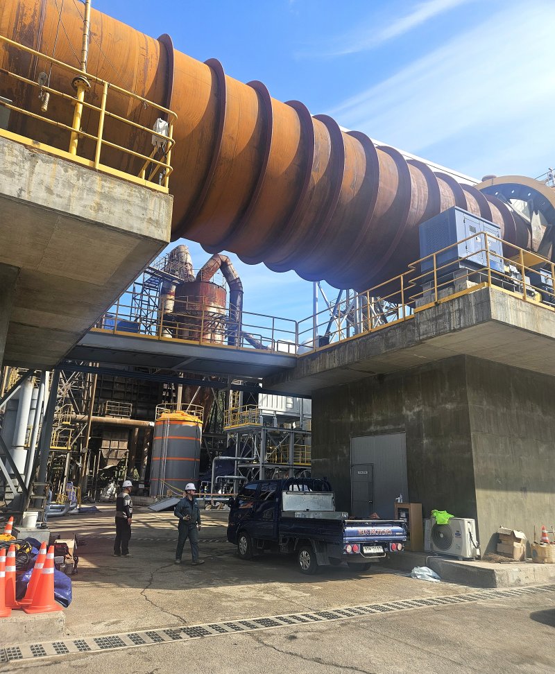 경주 안강 두류공단 내 폐기물 가공 업체 /사진=뉴시스