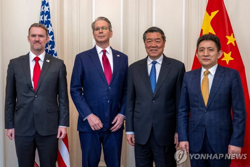 '미중 무역협상' 양국 대표단 (출처=연합뉴스)