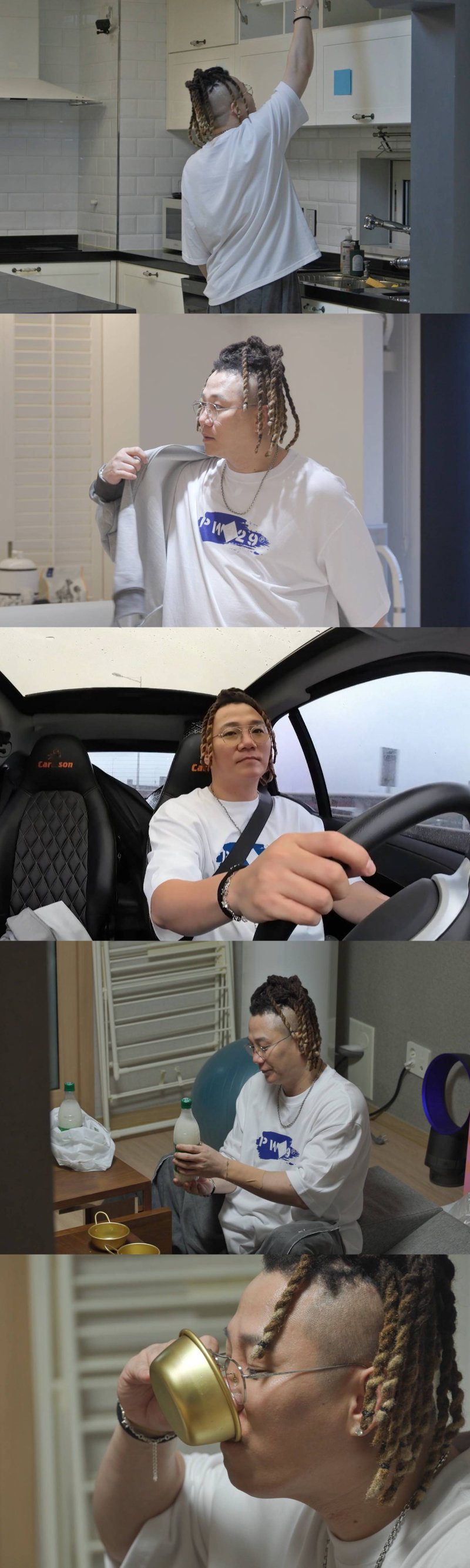 [서울=뉴시스] 26일 오후 9시 방송되는 SBS TV 예능물 '미운 우리 새끼'에서 홀로서기에 나선 윤민수의 독립 하우스가 최초로 공개된다. (사진=SBS TV 예능물 '미운 우리 새끼' 제공) 2025.10.26. photo@newsis.com *재판매 및 DB 금지