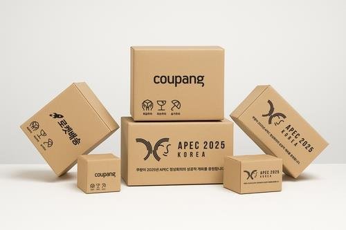 APEC 2025 알리는 로켓배송 박스 (출처=연합뉴스)