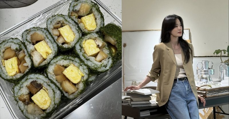 옥자연, 직접 만든 김밥 자랑…'나혼산'에서도 뽐낸 요리 솜씨