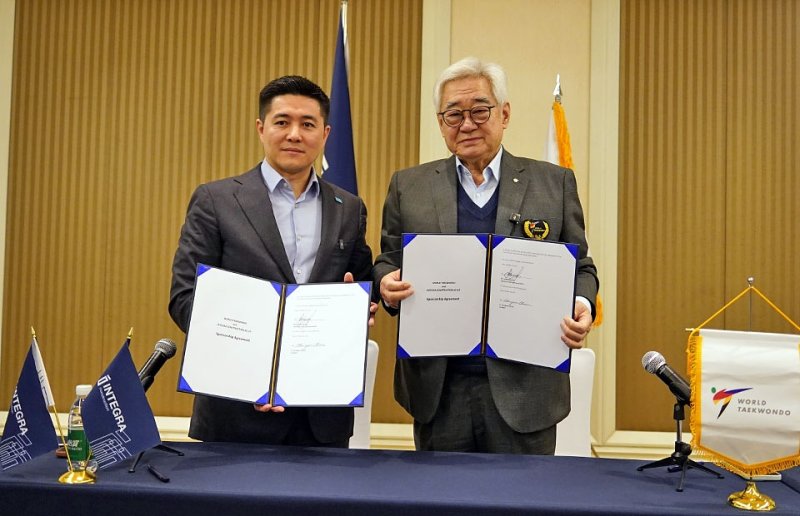 세계태권도연맹, 카자흐스탄 기업과 3년 후원 협약. (출처=연합뉴스)