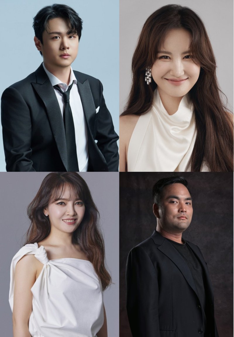 [서울=뉴시스]M클래식 축제 성악가 시리즈 '노래의 날개 위에' 출연진. (왼쪽 위부터 시계방향으로) 테너 김민석, 소프라노 박혜상, 바리톤 박주성, 소프라노 임선혜. (사진=마포문화재단 제공)