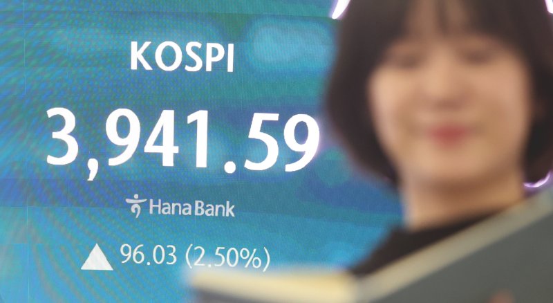 서울 중구 하나은행 본점 딜링룸 ./뉴스1 ⓒ News1