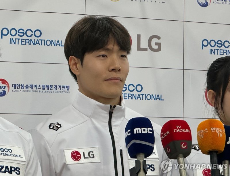 올림픽 목표 밝히는 정승기 (출처=연합뉴스)