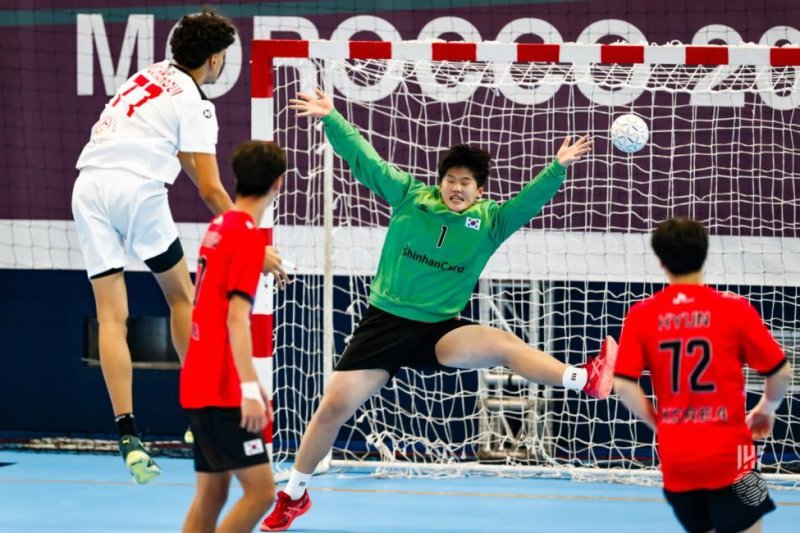 한국 남자 U17 핸드볼 대표팀이 튀니지에 패했다.(국제핸드볼연맹 제공)