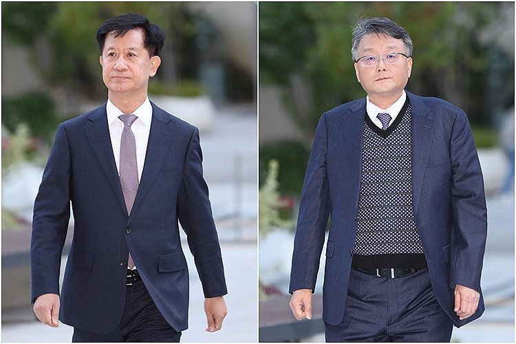 첫 출근하는 박노수·김경호 특검보 (출처=연합뉴스)