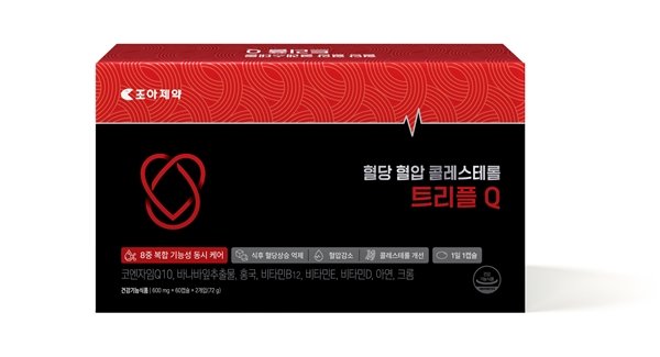 [서울=뉴시스] 조아제약 '혈당 혈압 콜레스테롤 트리플Q' (사진=조아제약 제공) 2025.10.27. photo@newsis.com *재판매 및 DB 금지