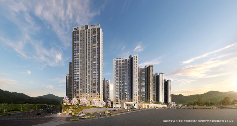 [서울=뉴시스] 북오산자이 리버블시티 투시도. (사진=GS건설 제공) 2025.10.27. photo@newsis.com *재판매 및 DB 금지