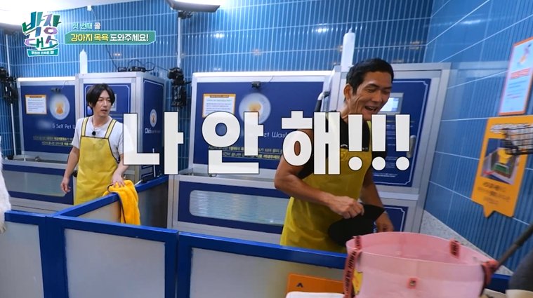 박준형, 30㎏ 사모예드 목욕 도전…장혁에 "나만 나쁜놈이냐" 급발진