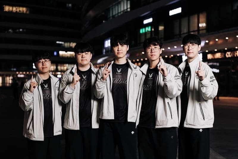 2025 LoL 월드 챔피언십 8강전에 진출한 젠지 (출처=연합뉴스)