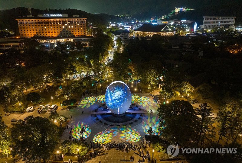 APEC '빛의 향연' 펼쳐진 경주 (출처=연합뉴스)