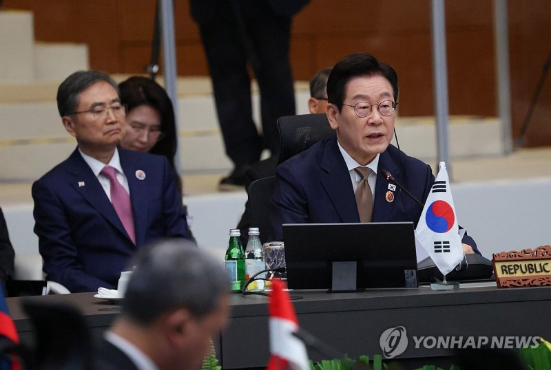 이재명 대통령, 한-아세안 정상회의 발언 (출처=연합뉴스)