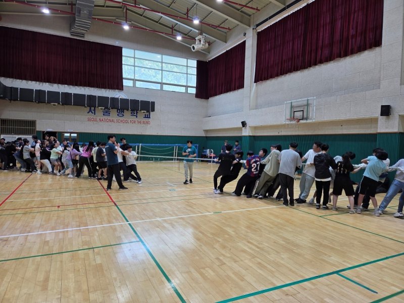 디아지오코리아가 2회째 참여한 국립서울맹학교 2025년 가을 운동회(디아지오코리아 제공)