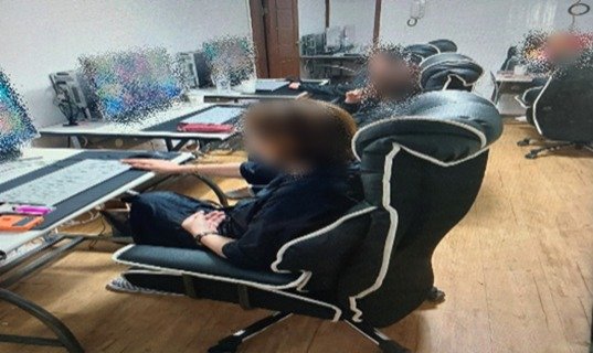 제주시 모처에서 단속된 불법 도박장.(제주경찰청 제공. 재판매 및 DB 금지)