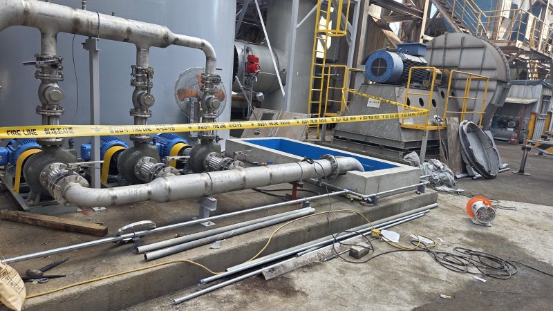 경북 경주시 안강읍 두류공단 아연제조업체에 발생한 질식사고 사망하고 현장, (경북도소방본부제공, 재판매 및 DB금지) 2025.10.26/뉴스1