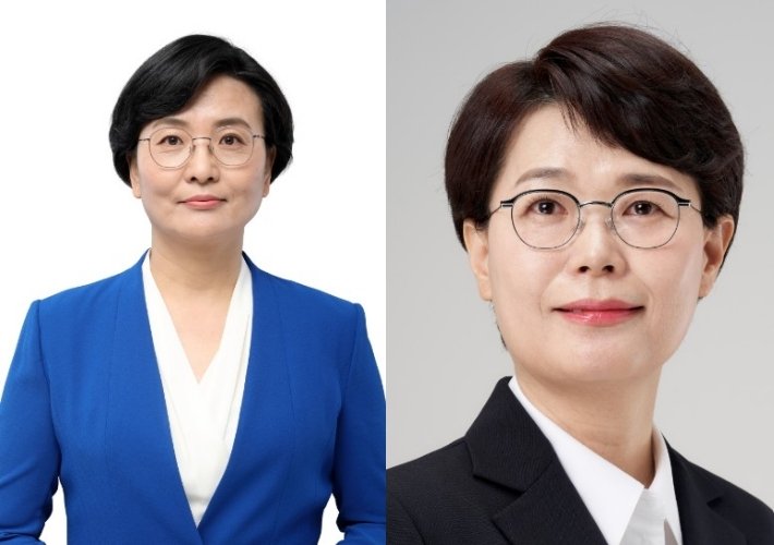 (왼쪽부터) 임미애 민주당 의원과 전종덕 진보당 의원 (각 의원 홈페이지 갈무리. 재판매 및 DB금지)