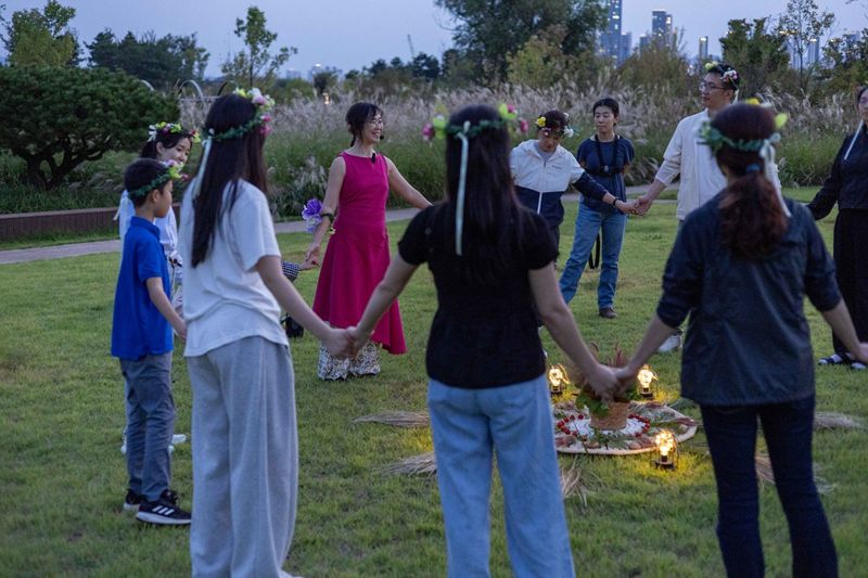 국립세종수목원에서 진행된 몸짓이 머무는 수목원, 우리의 이야기 현장 사진