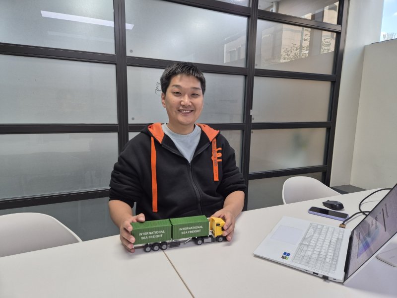 유성한 반프 대표가 서울 강남구 역삼동 본사에서 회사의 기술력에 대해 설명하고 있다. 사진=강중모 기자