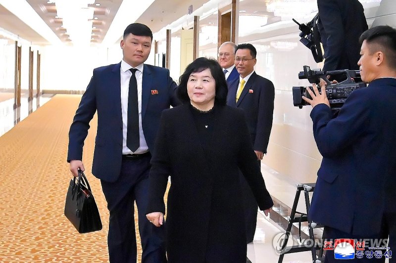 최선희 외무상, 러시아·벨라루스 방문 위해 평양 출발 (출처=연합뉴스)