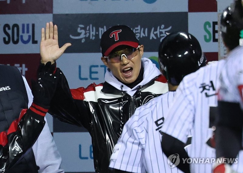 염경엽 '문보경 최고' (출처=연합뉴스)