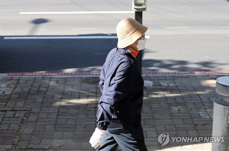 쌀쌀한 가을 (출처=연합뉴스)