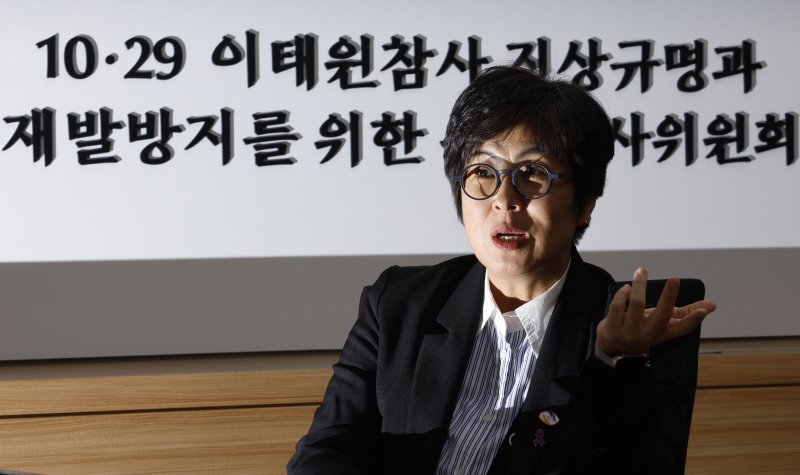 박진 10·29 이태원참사 특별조사위원회(이하 특조위) 사무처장이 24일 오전 서울시 중구 저동1가 삼일대로 특조위 회의실에서 뉴스1과 인터뷰를 하고 있다. 2025.10.24/뉴스1 ⓒ News1 박정호 기자