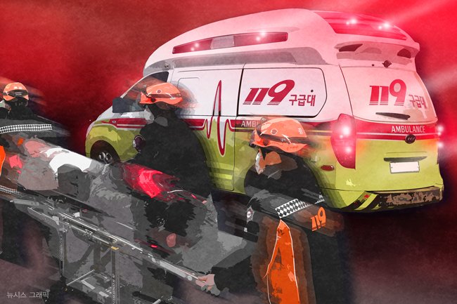 [서울=뉴시스] 119 구급대 출동 삽화. (사진=뉴시스 DB). photo@newsis.com *재판매 및 DB 금지