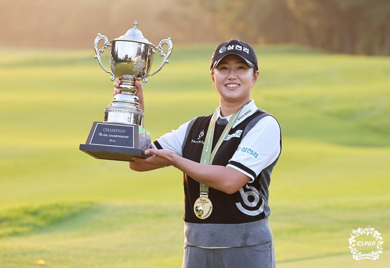 지난해 에쓰오일 챔피언십 우승 당시 마다솜 (출처=연합뉴스)