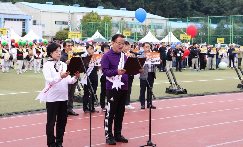 군포시 철도지하화 촉구 결의대회 모습 (출처=연합뉴스)