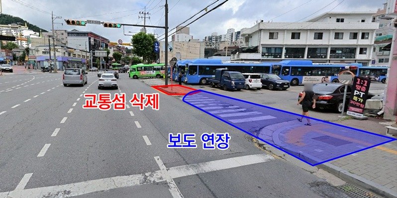 은평구 선진운수 종점 교차로 개선 계획. (서울시 제공)