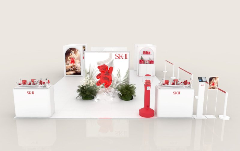 SK-II는 컬리뷰티페스타 2025’에 참가해 시그니처 성분 피테라의 생명력을 테마로 한 '피테라 매직베어 가든' 팝업 체험존을 운영한다(SK-II제공)