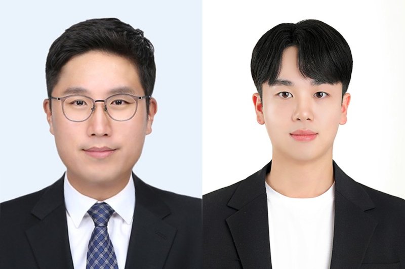 [울산=뉴시스] 구미현 기자 = UNIST 연구진. 사진 좌측부터 김귀용 교수, 최성민 연구원(제1저자) photo@newsis.com *재판매 및 DB 금지