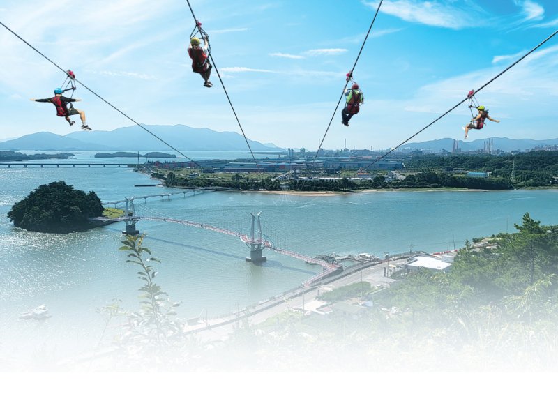 [광양=뉴시스] 전남 광양시 망덕포구 '섬진강 별빛 스카이'. (사진=뉴시스 DB). photo@newsis.com *재판매 및 DB 금지