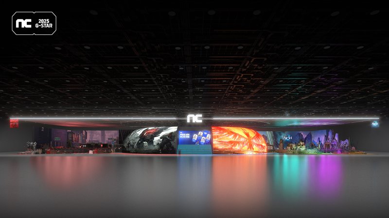 [서울=뉴시스] 엔씨소프트 '지스타 2025' 부스 조감도 (사진=엔씨소프트 제공) *재판매 및 DB 금지