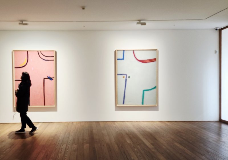 페이스갤러리 서울에 선보인 김환기의 대형 추상 회화. *재판매 및 DB 금지