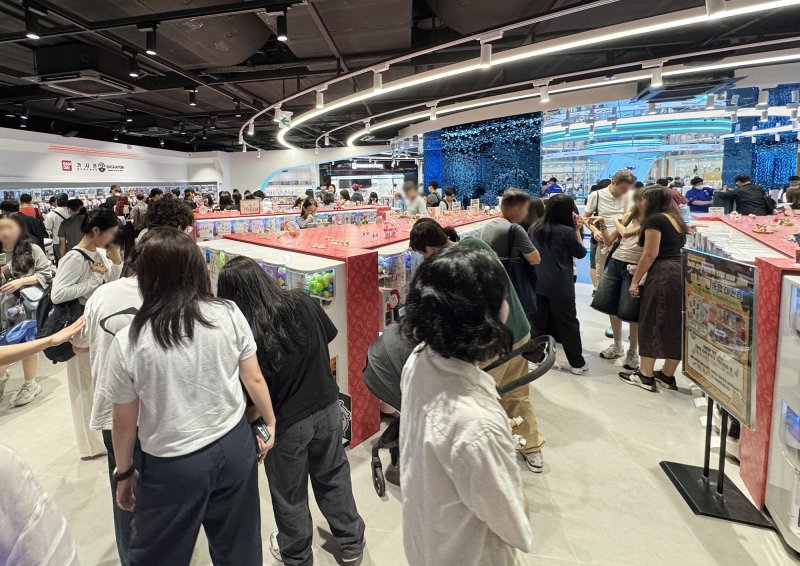 [서울=뉴시스] 아이파크몰 '반다이남코 코리아 스토어' 오픈 현장 사진(사진=HDC아이파크몰 제공) *재판매 및 DB 금지