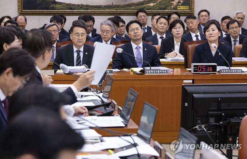 의원 질의에 답변하는 송미령 장관 (출처=연합뉴스)