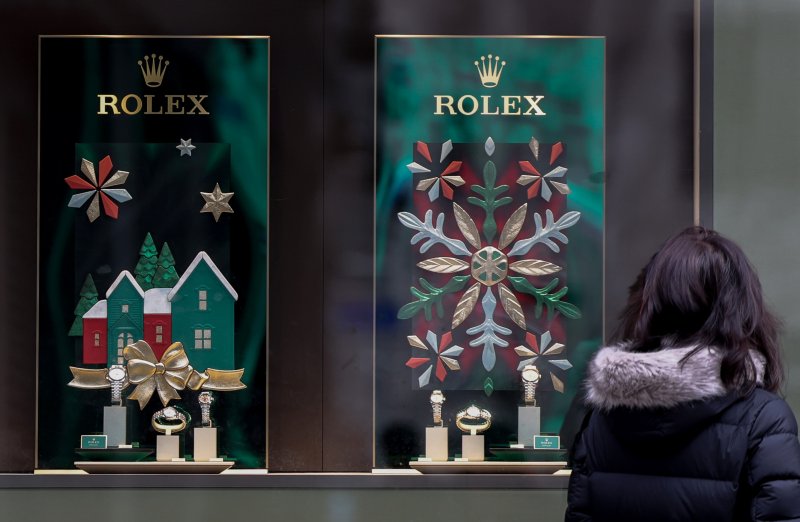 [서울=뉴시스] 김진아 기자 = 서울시내 한 백화점 롤렉스 매장 자료사진. 2024.01.02. bluesoda@newsis.com