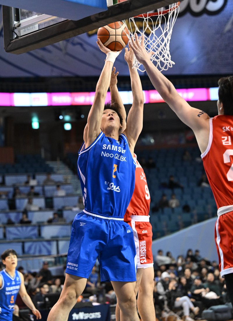 [서울=뉴시스] 프로농구 서울 삼성의 이원석. (사진=KBL 제공)