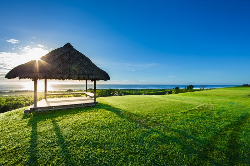 태평양 위의 골프장 'CCP괌'의 시그니처 홀 모습 / PIC괌 제공