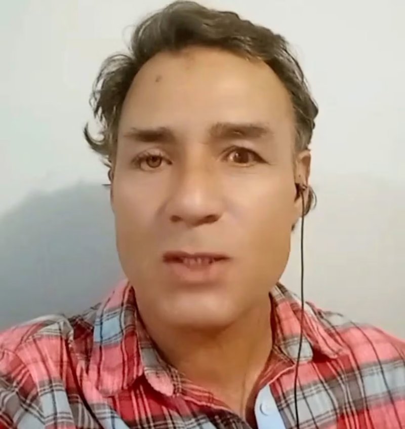 [뉴시스] 멕시코 안전한 바카라 사이트 카르텔을 취재하던 중 살해된 기자 미겔 앙헬 벨트란의 모습. (사진=틱톡캡처) 2025.10.27