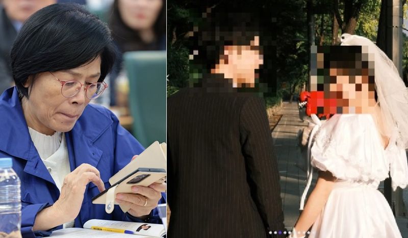 최민희 딸 SNS엔 '2024년 8월 14일 결혼'..실제 결혼식은 1년 뒤인 지난 18일, 왜?