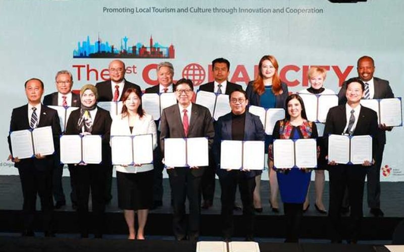 [부산=뉴시스] 부산시가 지난 27일부터 29일까지 해운대 파라다이스호텔 등 부산 전역에서 '제1회 글로벌도시관광서밋'을 개최했다. (사진=부산시 제공) 2025.10.29. photo@newsis.com *재판매 및 DB 금지