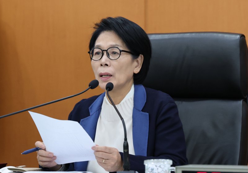 국회 과학기술정보방송통신위원장인 최민희 더불어민주당 의원. 2025.10.24/뉴스1 ⓒ News1 김기태 기자