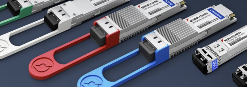 옵티코어가 생산하는 광트랜시버(옵티코어 홈페이지 갈무리)