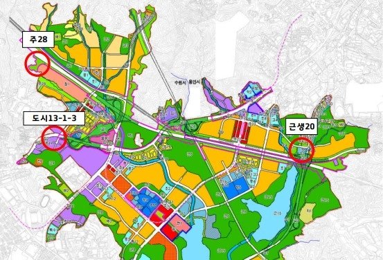 공급 필지 위치도 (출처=연합뉴스)